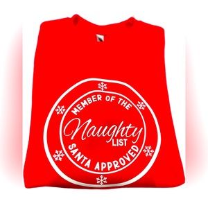 Naughty Christmas sweater custom